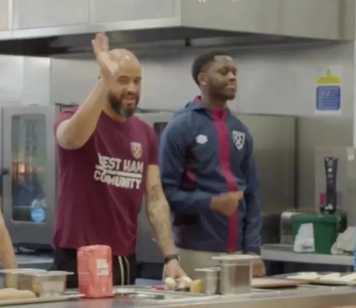 VEGGIE, STEADY, COOK WITH WEST HAM UNITED